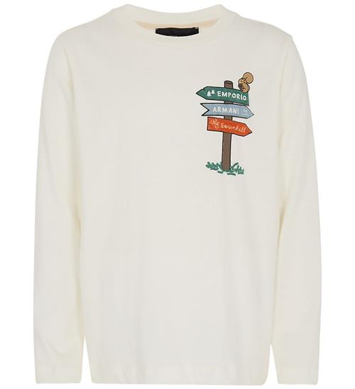 Emporio Armani T-shirt - Off White m. Print