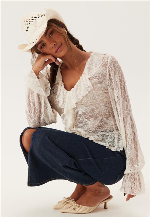 BUBBLEROOM Frill Lace Blouse