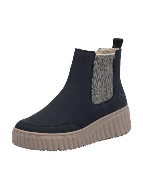 Rieker Chelsea Boots  ecru / sort