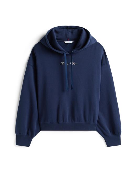 Se TOMMY HILFIGER Sweatshirt 'Classic'  navy / hvid ved About You