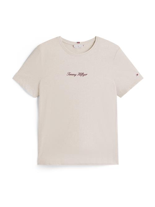 TOMMY HILFIGER Shirts 'Classic'  ecru / bordeaux