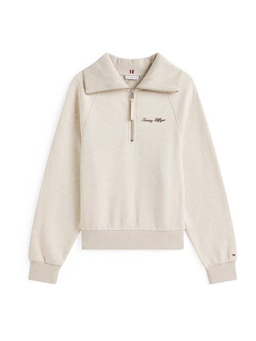 TOMMY HILFIGER Sweatshirt 'CLASSIC'  beige / mørkerød