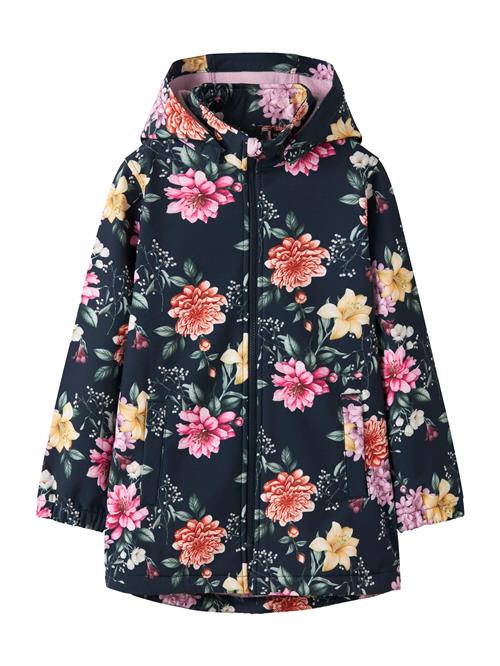 NAME IT Funktionsjakke 'NKFAlfa08'  navy / lysegul / mørkegrøn / lys pink