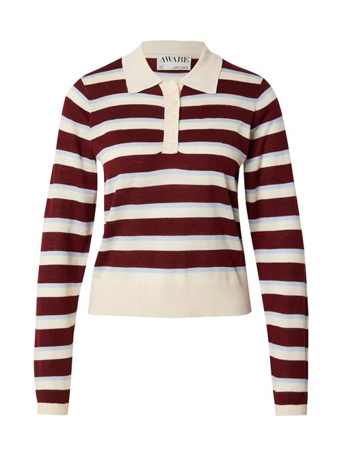 VERO MODA Pullover  creme / lyseblå / carminrød