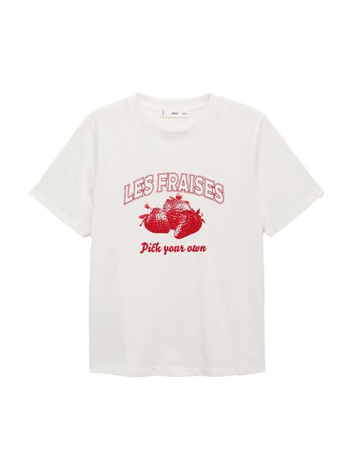 MANGO Shirts ' FRUIT'  rød / hvid