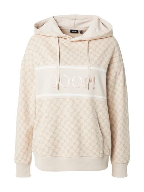 JOOP! Sweatshirt 'Tomy'  cappuccino / lysebrun / lyserød / naturhvid