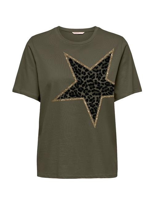 ONLY Shirts 'ONLKITA'  guld / khaki / sort