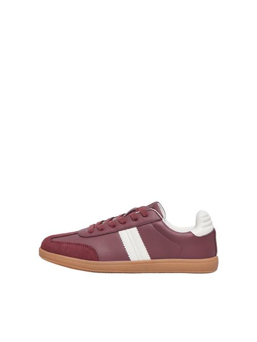 ONLY Sneaker low 'ONLAmber'  burgunder / hvid