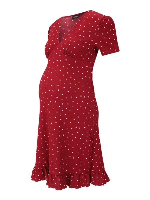 Only Maternity Sommerkjole 'OLMBill'  rød / hvid
