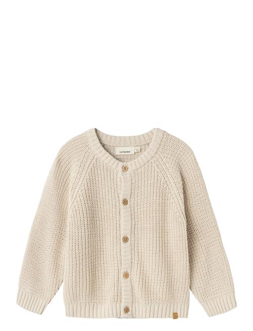 Nmnemlen Lin Ls Knit Card Lil Noos Lil'Atelier Cream