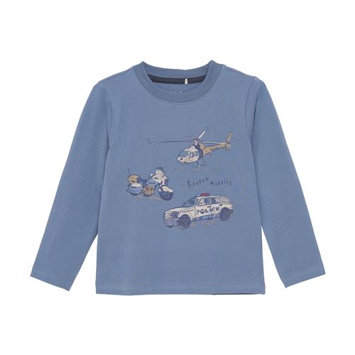 Minymo Langærmet T-shirt China Blue  134 cm    134 cm  mand