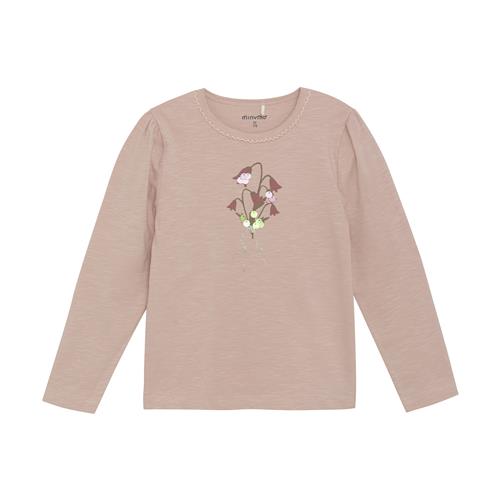 Minymo Langærmet T-shirt Misty Rose  134 cm    134 cm  kvinde