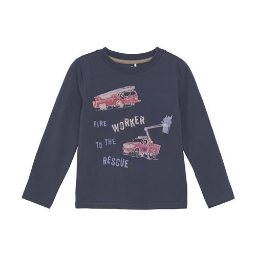 Minymo Langærmet T-shirt Parisian Night  116 cm    116 cm  mand