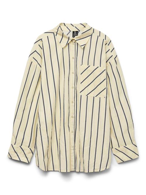 VERO MODA Bluse 'VMFanni'  navy / lysegul