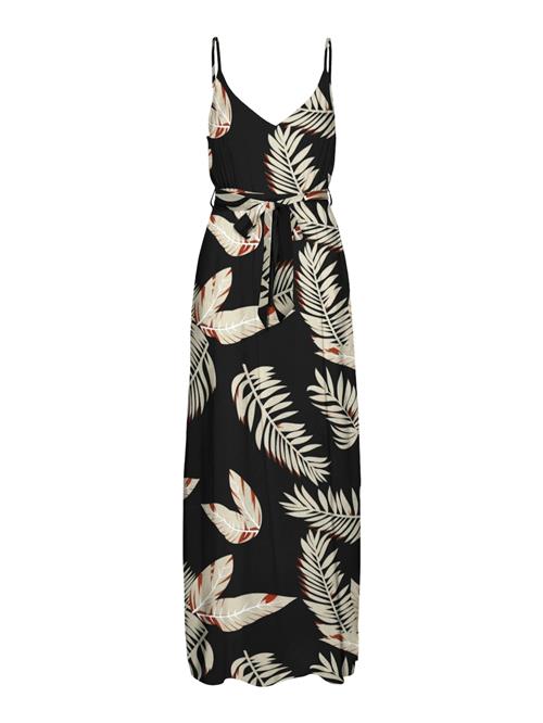 VERO MODA Kjole 'VMEASY'  ecru / rustbrun / sort