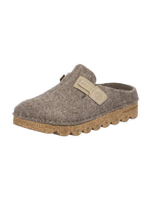 Rieker Træsko  kit / mørkebeige