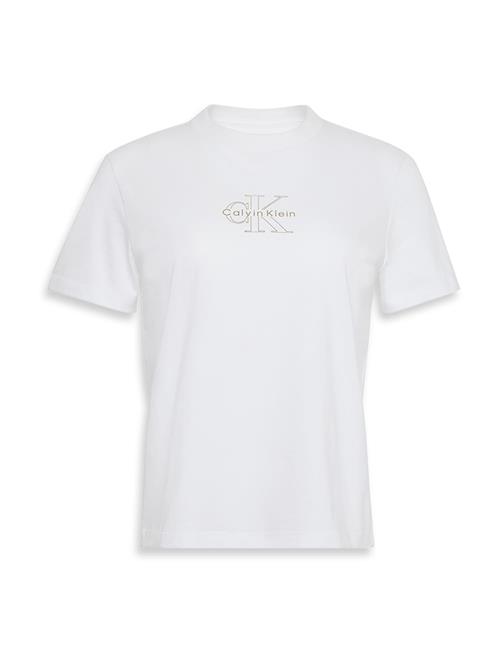 Calvin Klein Jeans Shirts 'CLASSIC'  guld / hvid