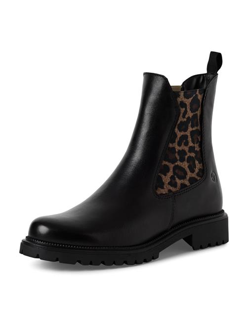 Tamaris Chelsea Boots  karamel / sort