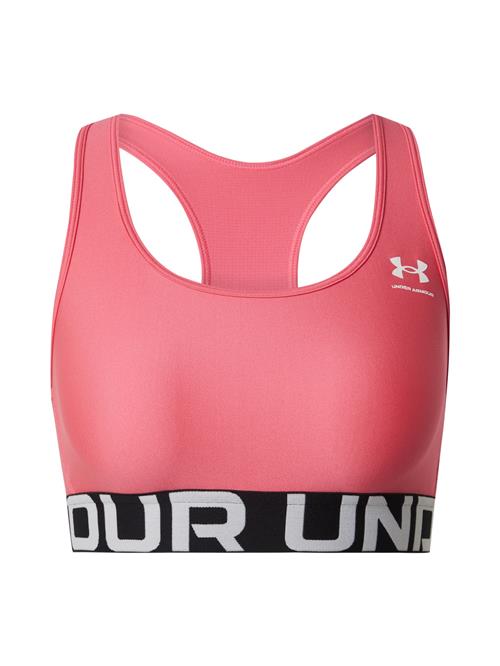UNDER ARMOUR Sports-BH 'Authentics'  grå / gammelrosa / sort / hvid
