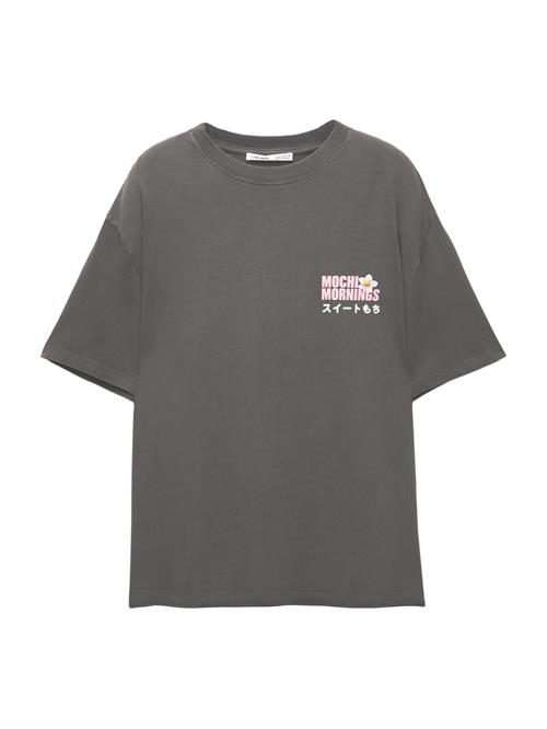 Pull&Bear Shirts 'MOCHIS'  mørkegrå / lime / rosé / knaldrød