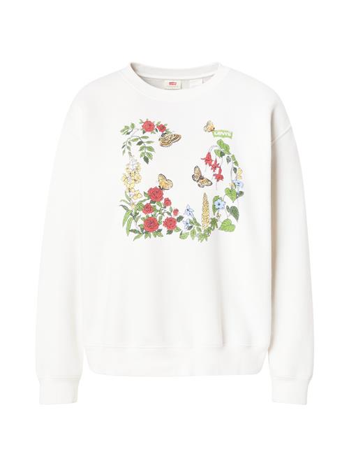 Se LEVI'S ® Sweatshirt 'Graphic Everyday'  gul / grøn / rød / hvid ved About You
