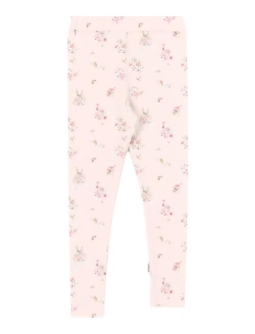 Classic Print Rib Leggings Gugguu Pink