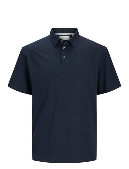 Jack & Jones Jprcc Soft Linen Blend Ss Polo Jack & J S Navy