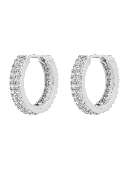 Seine Ring Ear S/Clear SNÖ Of Sweden Silver