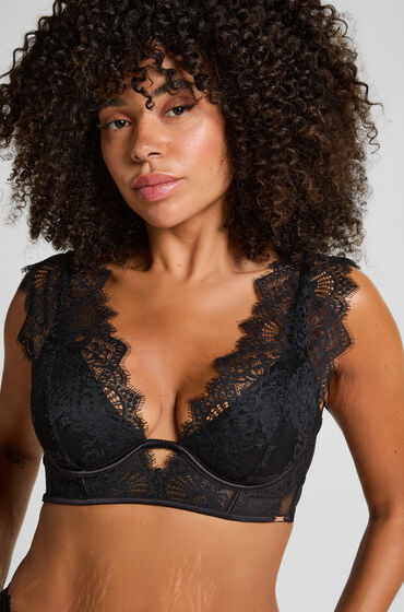Hunkemöller Formstøbt longline-bøjle-bh Zoe sort