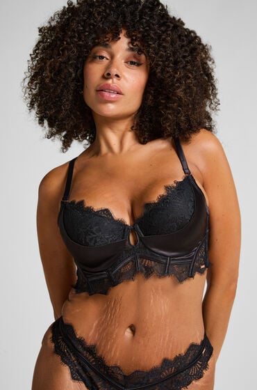 Hunkemöller Formstøbt longline-bøjle-bh Zoe sort