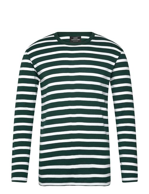 Trio Rib Tobias Tee Ls Mads Nørgaard Green