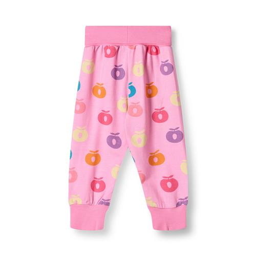 Småfolk Ulm Pants For Baby with Apples Pink lilac Pink lilac-62 cm  Lyserød  62 cm