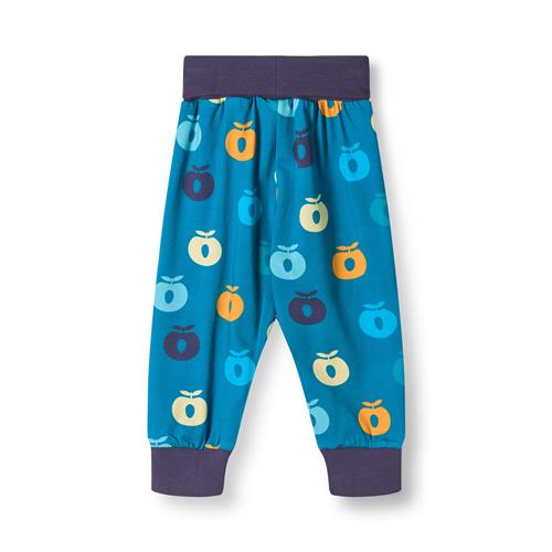 Småfolk Ulm Pants For Baby with Apples Solid blue Solid blue-68 cm  Blå  68 cm