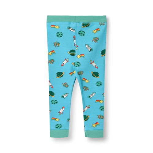 Småfolk Elstar With The Universe Baby-leggings Petit Four  Petit four-62 cm  Blå  62 cm  mand