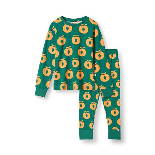 Småfolk Jubilee Nightwear Set with Apples Cedar tree Cedar tree-7-8 Y  Grøn  7-8 år  mand