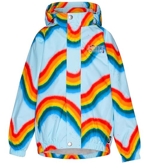 Molo Regnjakke - PE - Waiton - Rainbow Waves