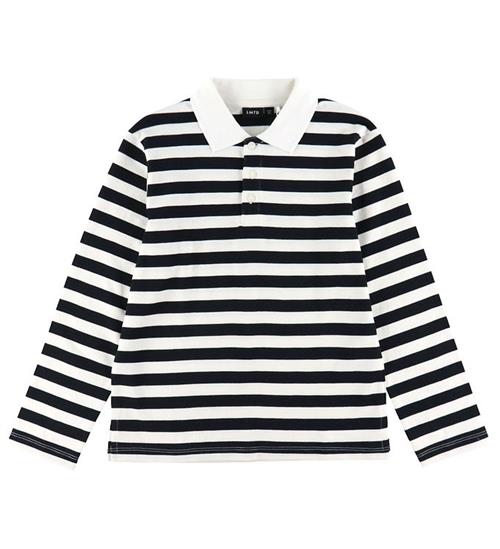 LMTD PoloBluse - NlnKliva - Black/White Stripes