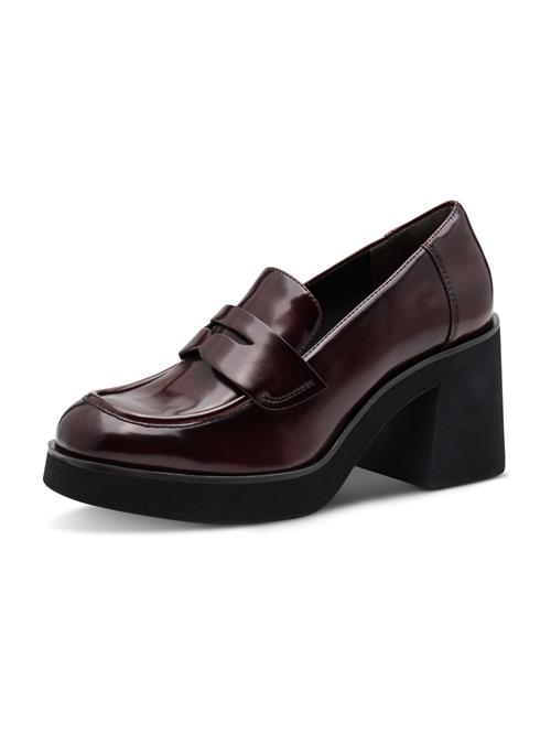 Tamaris Pumps med høj front  merlot
