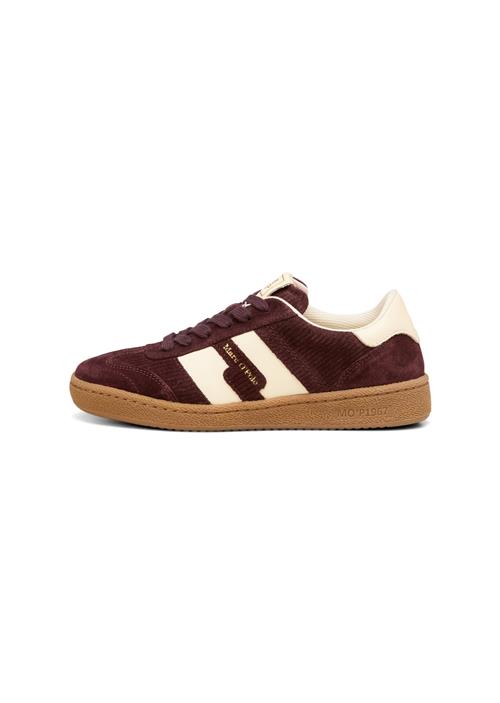 Marc O'Polo Sneaker low  creme / guld / vinrød