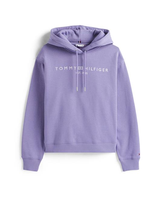 TOMMY HILFIGER Sweatshirt  lilla / hvid
