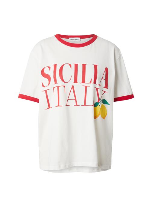 STUDIO SELECT Shirts 'Zoe'  gul / rød / hvid