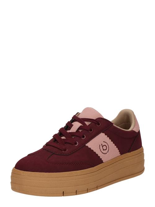 bugatti Sneaker low  lyserød / mørkerød