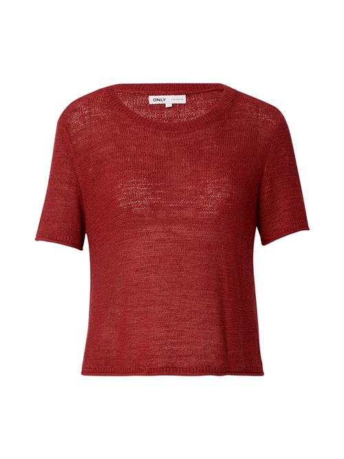 ONLY Pullover 'ONLSUNNY'  rustrød