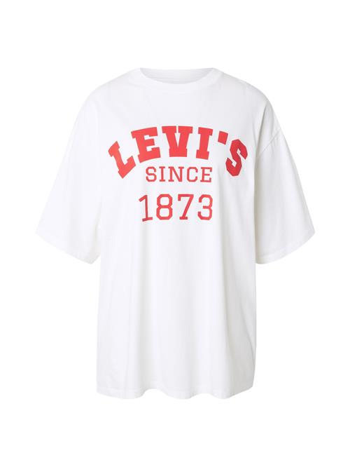 LEVI'S ® Shirts 'Graphic Short Stack Tee'  rød / hvid