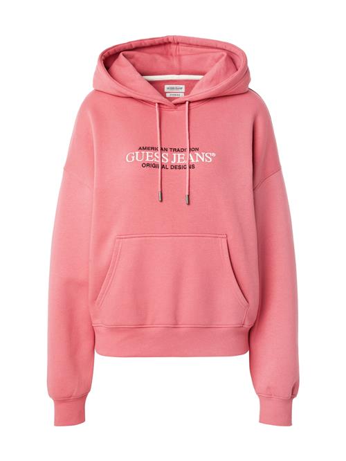GUESS JEANS Sweatshirt 'American Tradition'  lyserød / sort / hvid