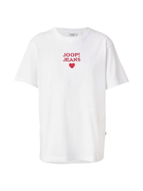 JOOP! Jeans Shirts 'Tymber'  knaldrød / hvid