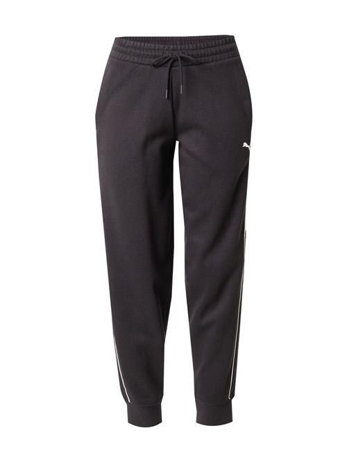 PUMA Sportsbukser  sort / hvid