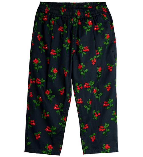 Mini Rodini Bukser - Lingonberries Woven - Sort
