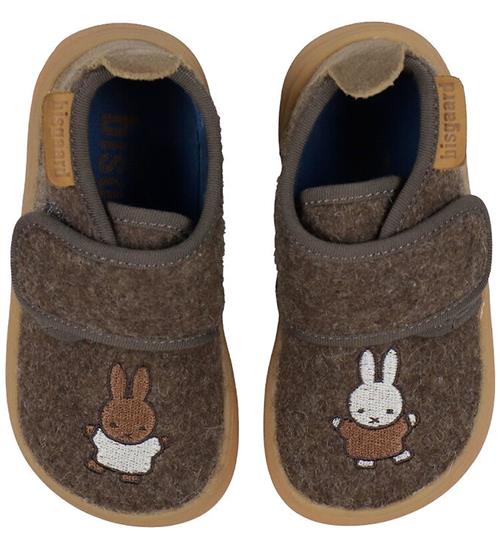 Bisgaard X Miffy Hjemmesko - Barefoot - Dark Brown