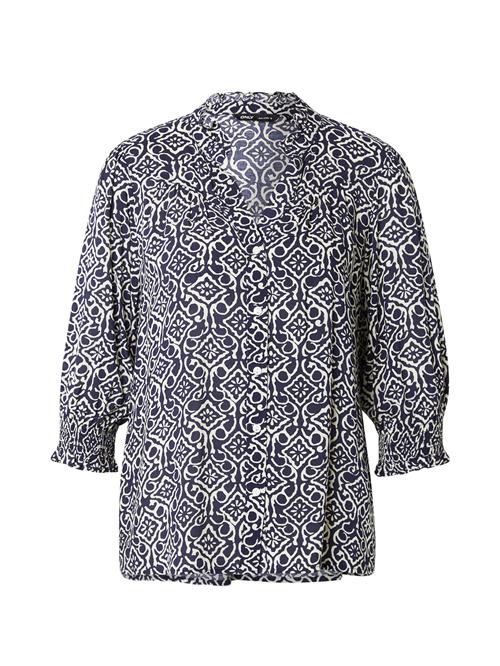 Se ONLY Bluse 'ONLRAYA'  natblå / hvid ved About You